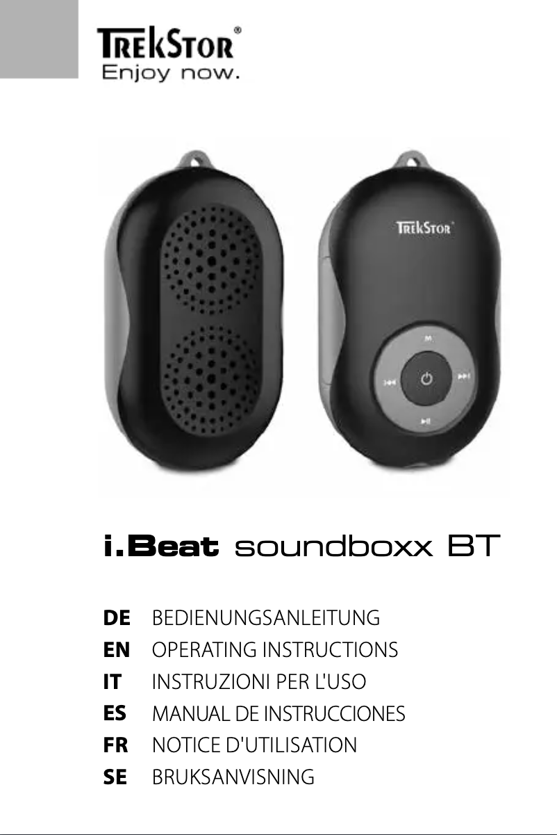 Page n°1 - Manuel utilisateur TrekStor I.Beat soundboxx BT