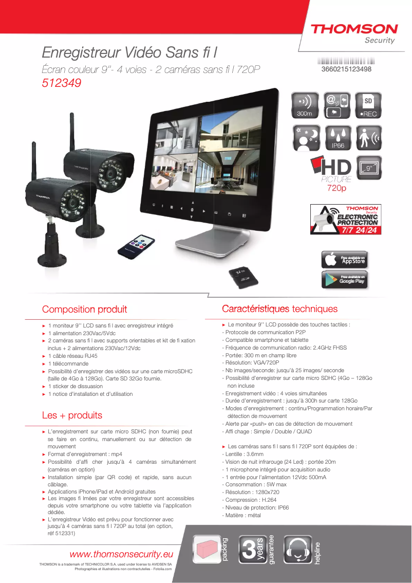 Image de la première page du manuel de l'appareil 512349