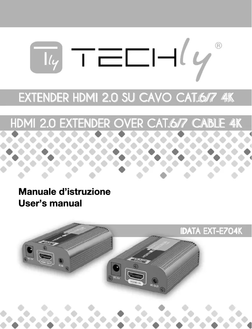 Page n°1 - Manuel utilisateur Techly IDATA EXT-E704K
