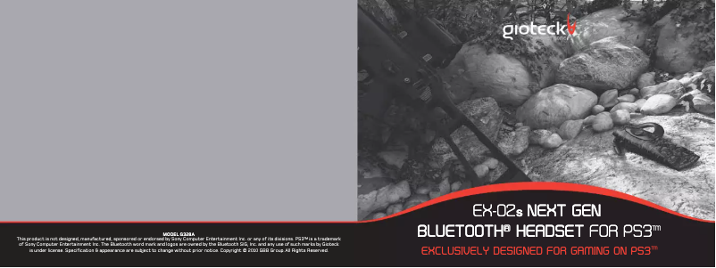 Página 1 del manual Manual de usuario Gioteck EX-02