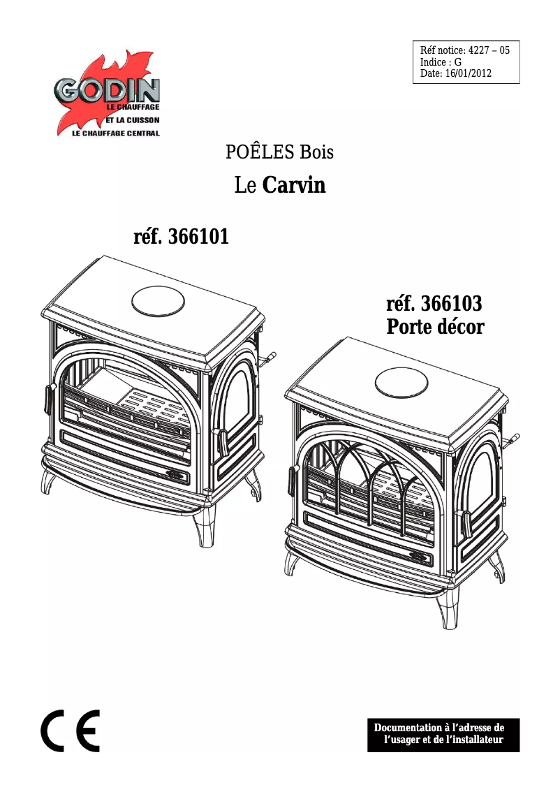 Página 1 del manual Manual de usuario Godin 366101