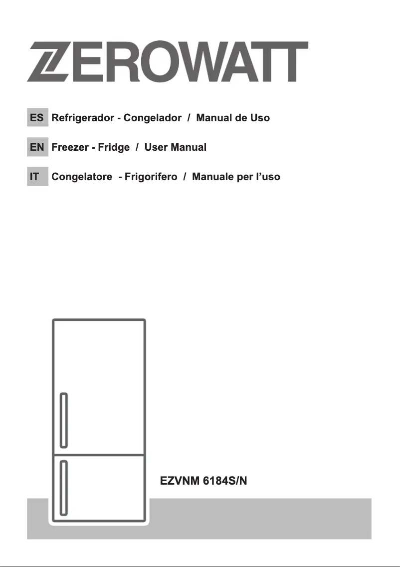 Image de la première page du manuel de l'appareil EZVNM 6184SN