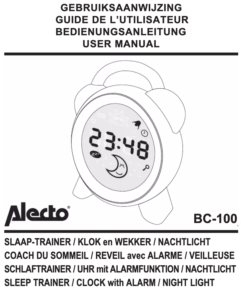 Page 1 de la notice Manuel utilisateur Alecto BC-100