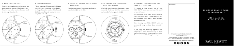 Image de la première page du manuel de l'appareil Onda