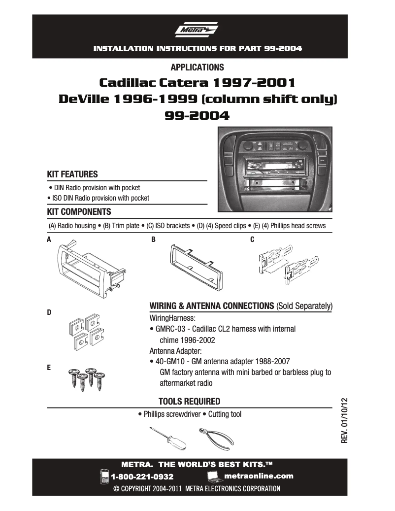 Image de la première page du manuel de l'appareil 99-2004