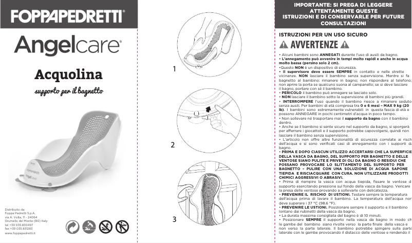 Image de la première page du manuel de l'appareil Acquolina