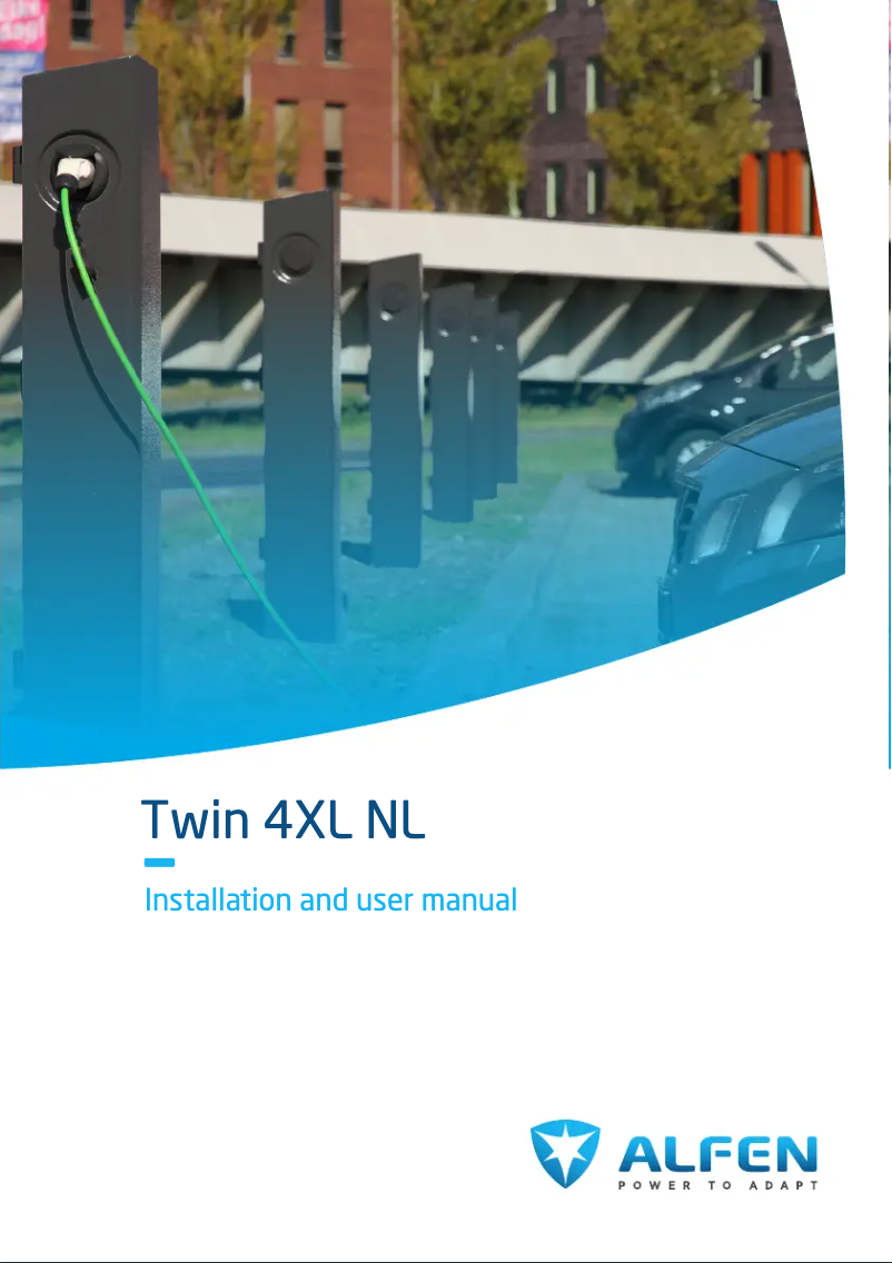 Page 1 de la notice Manuel utilisateur Alfen Twin 4XL