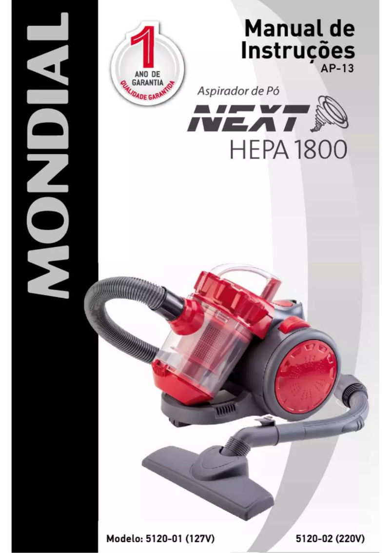 Página 1 del manual Manual de usuario Mondial Next Hepa 1800 AP-13