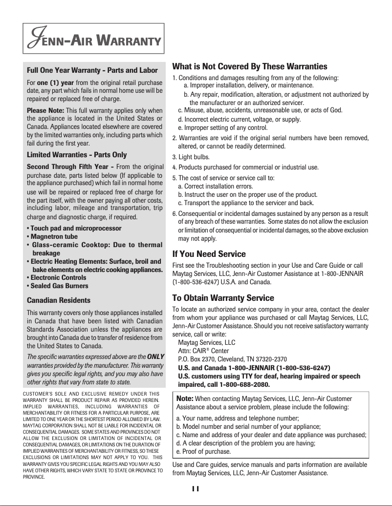 Image de la première page du manuel de l'appareil JGA8200ADX