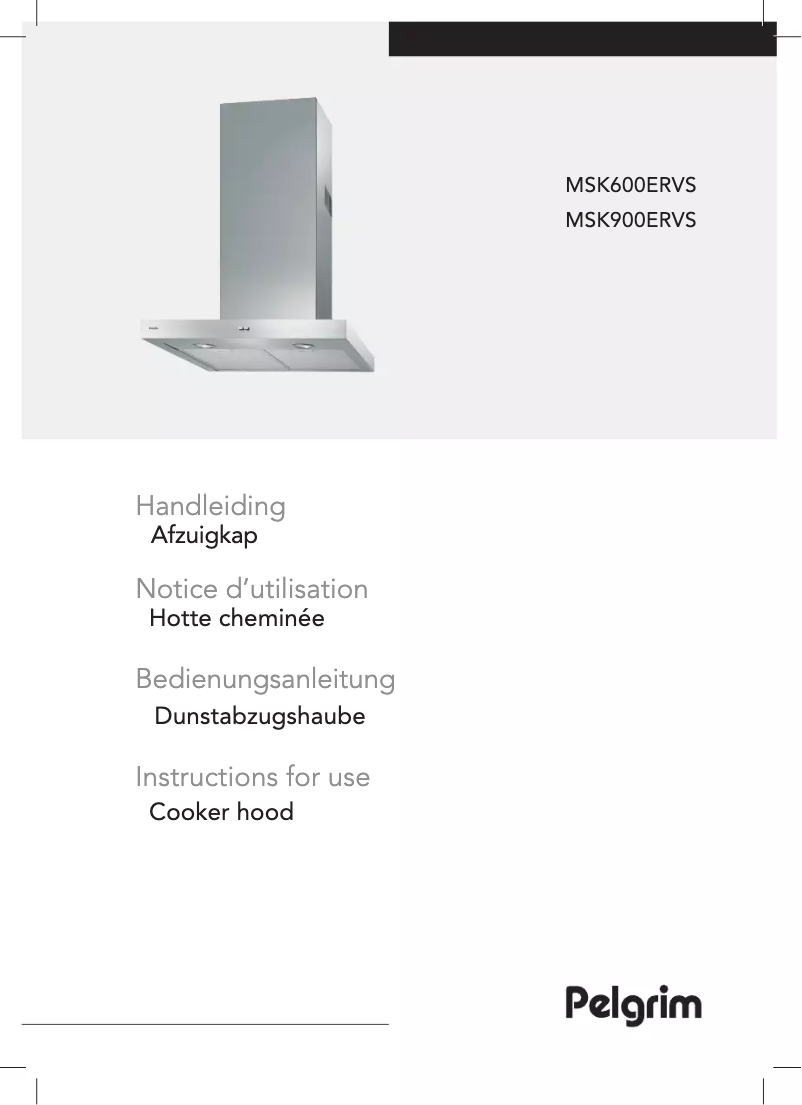 Página 1 del manual Manual de usuario Pelgrim MSK600ERVS