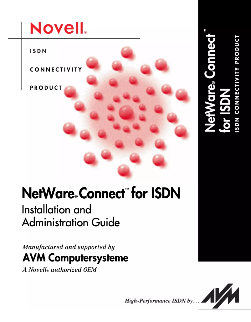 Page 1 de la notice Manuel utilisateur AVM NetWare Connect for ISDN