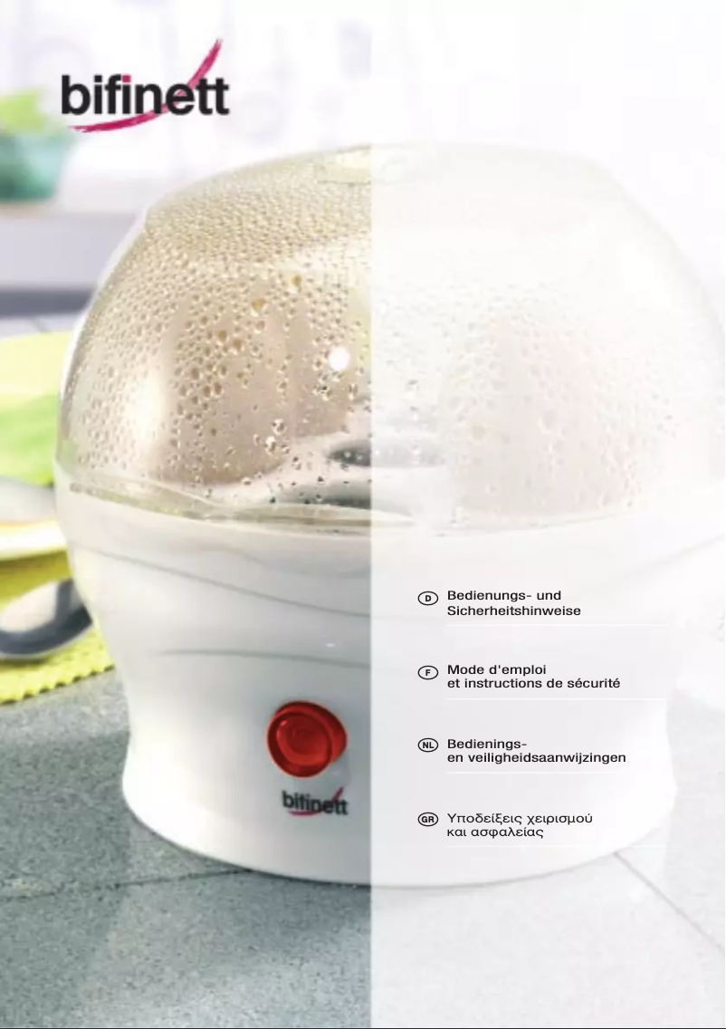 Page n°1 - Manuel utilisateur Bifinett KH 400