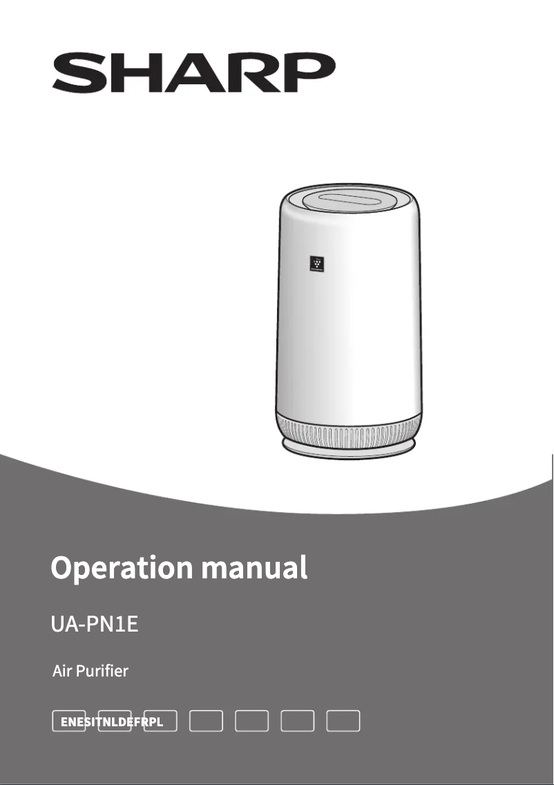 Page 1 de la notice Manuel utilisateur Sharp UA-PN1E
