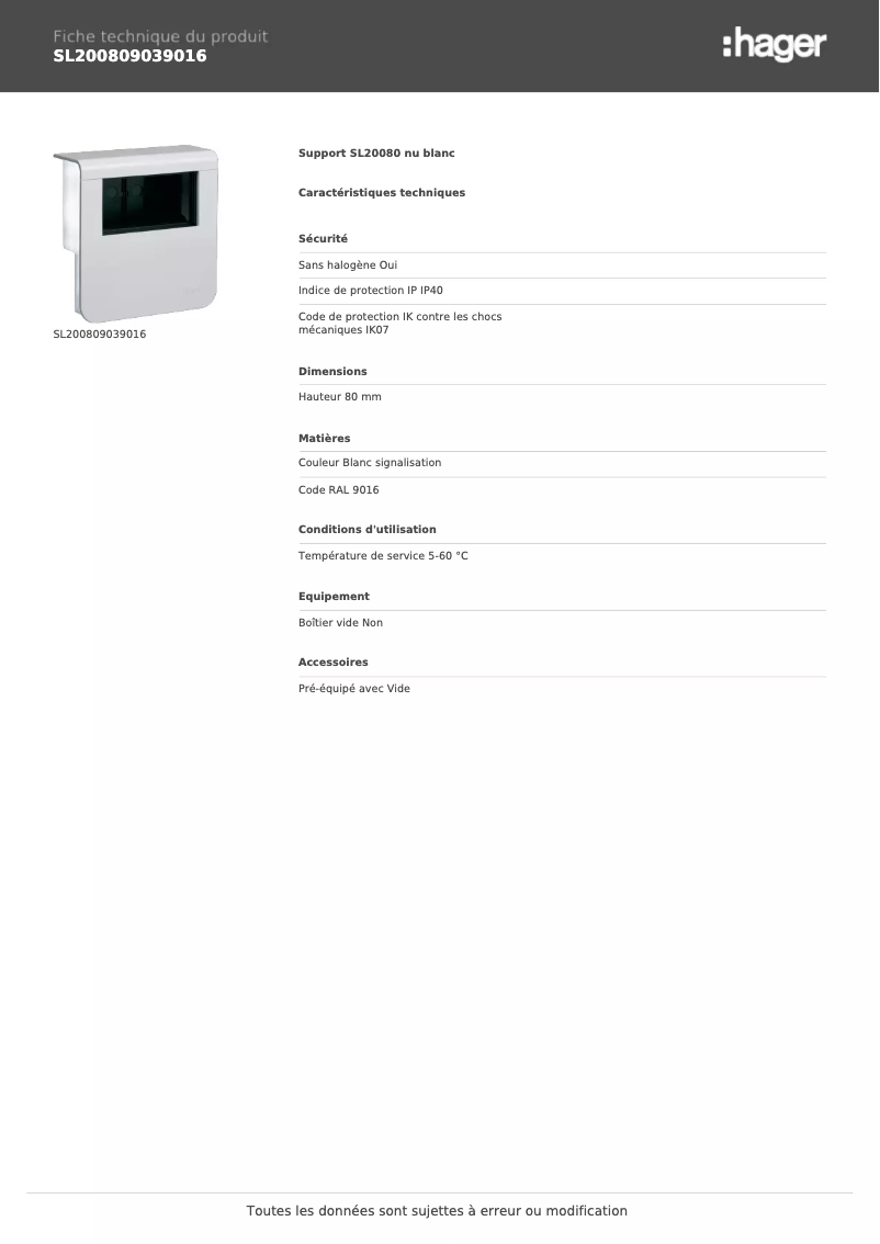 Image de la première page du manuel de l'appareil SL200809039016