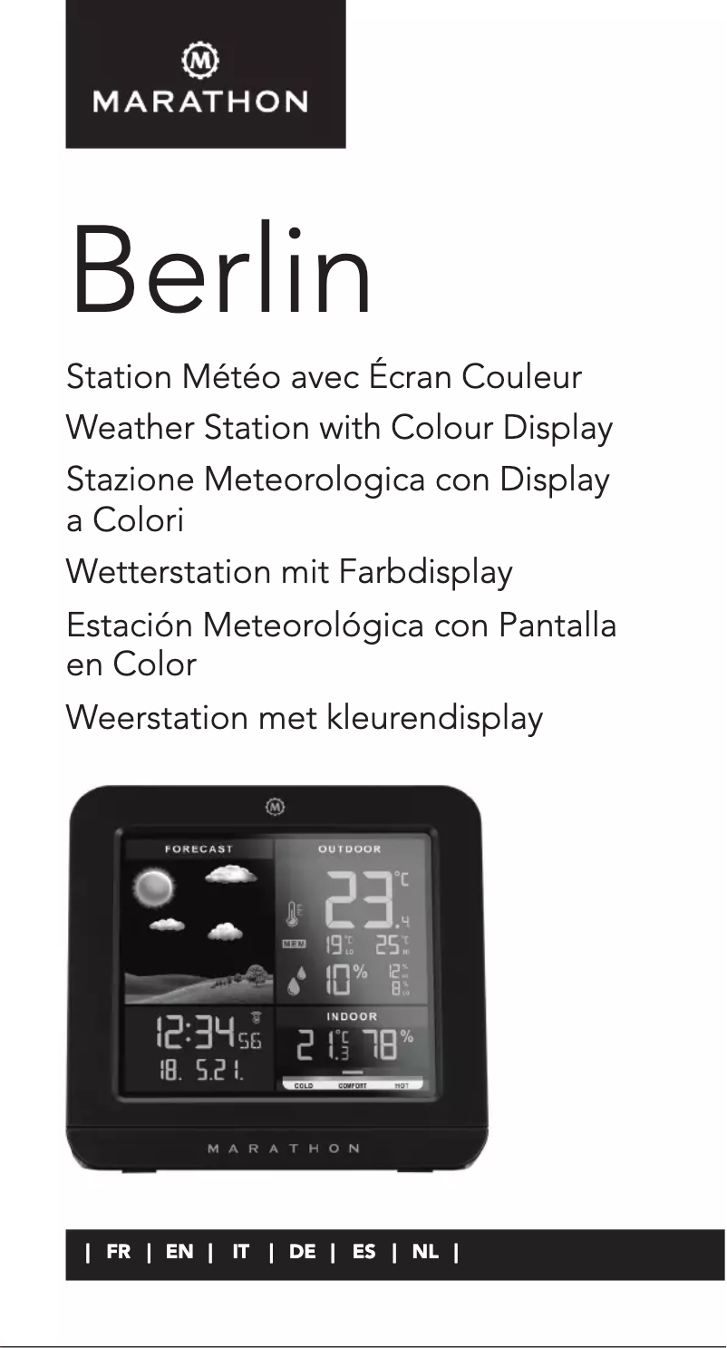Page n°1 - Manuel utilisateur Marathon Berlin