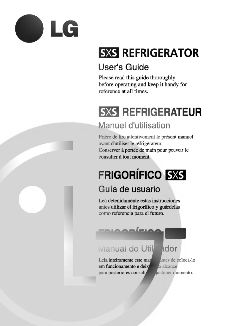 Página 1 del manual Manual de usuario LG GR-P247NGZ