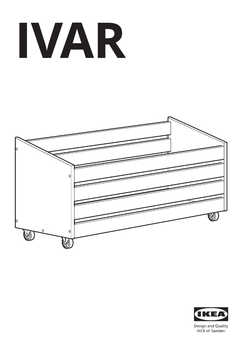 Page 1 de la notice Manuel utilisateur Ikea IVAR 404.871.41