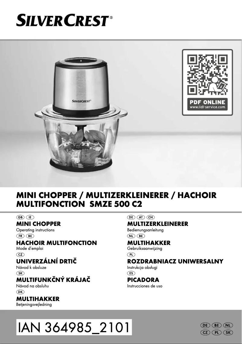 Image de la première page du manuel de l'appareil SMZS 260 E3