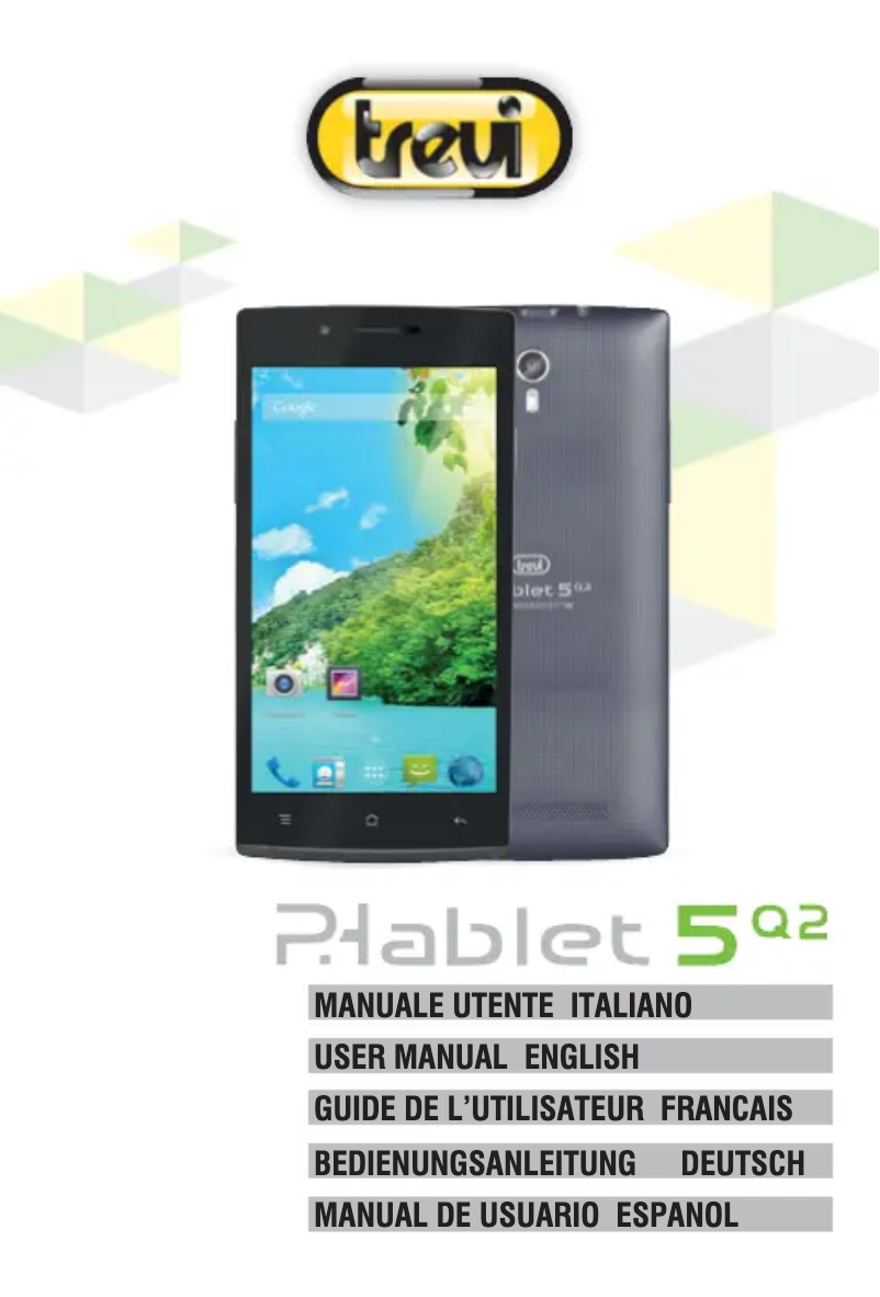 Page 1 de la notice Manuel utilisateur Trevi Phablet 5Q2