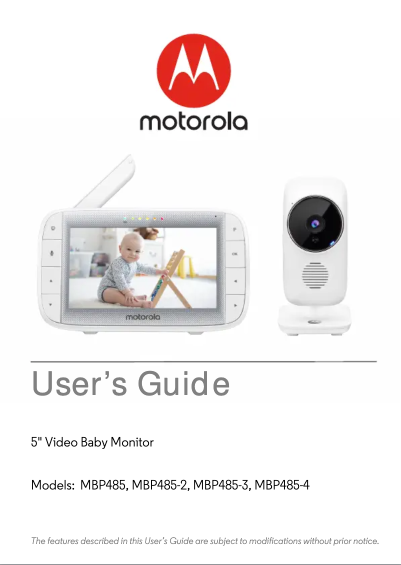 Image de la première page du manuel de l'appareil MBP485