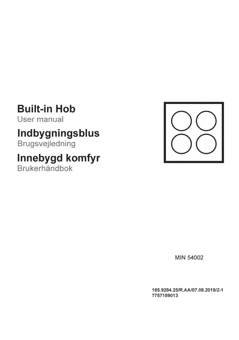 Page 1 de la notice Manuel utilisateur Blomberg MIN 54002