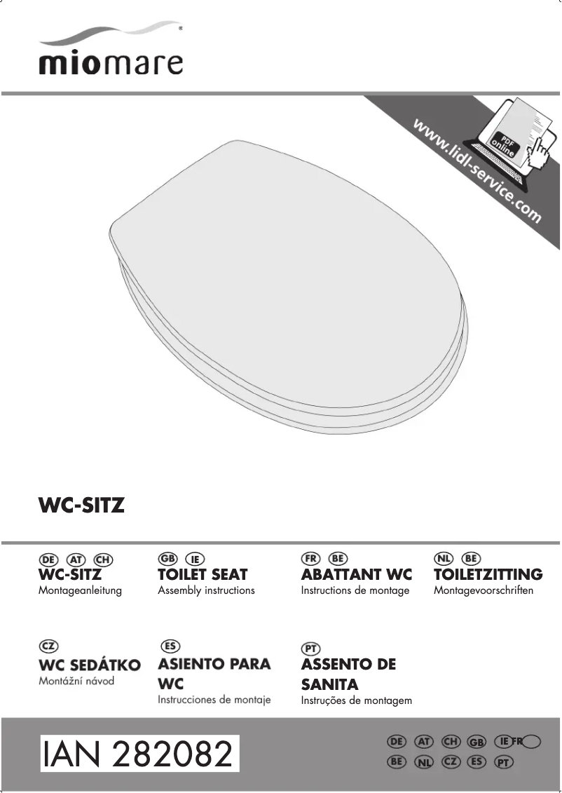 Page 1 de la notice Manuel utilisateur Miomare IAN 285259