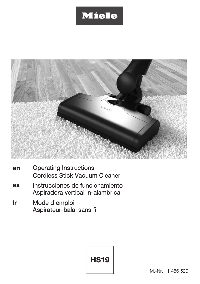 Página 1 del manual Guía de instalación Miele Triflex HX1 Cat & Dog