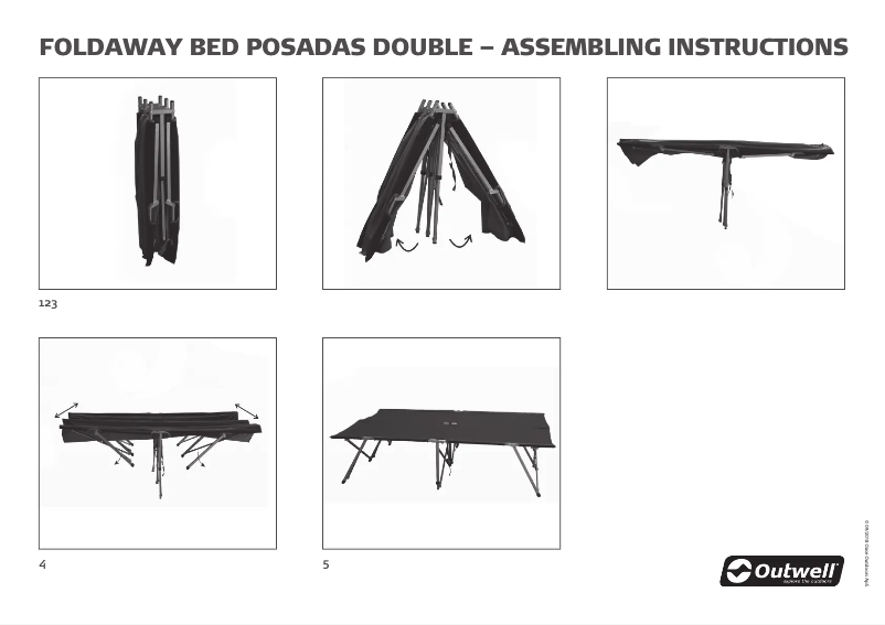 Page 1 de la notice Manuel utilisateur Outwell Posadas Double