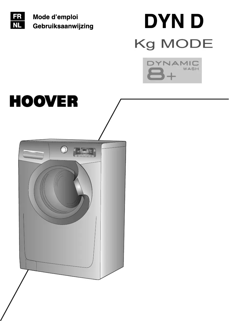 Page 1 de la notice Manuel utilisateur Hoover DYN 8145D-S