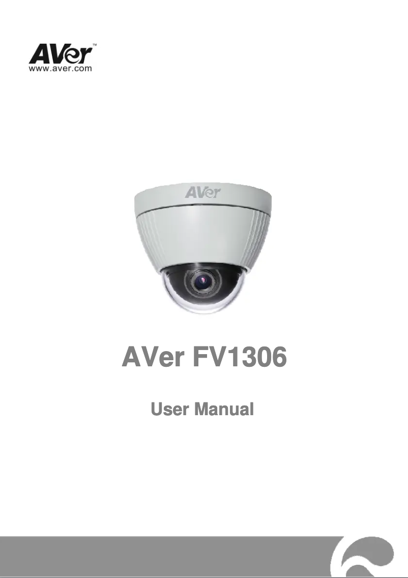 Page 1 de la notice Manuel utilisateur AVer FV1306