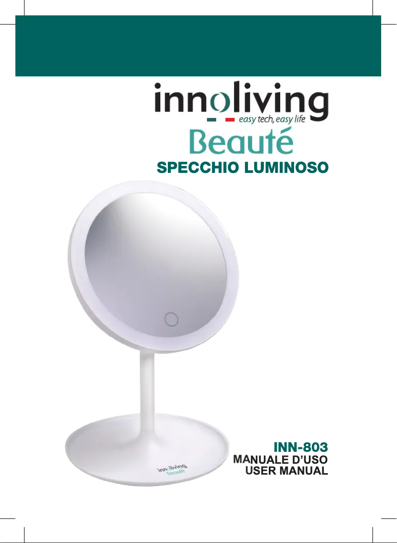 Page 1 de la notice Manuel utilisateur Innoliving INN-803