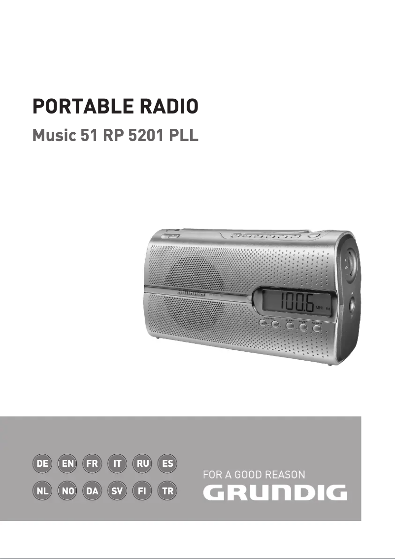 Page n°1 - Manuel utilisateur Grundig Music 51 RP 5201 PLL