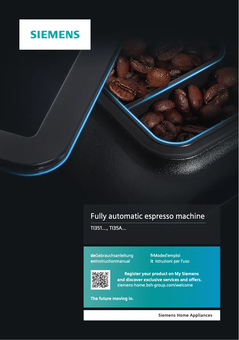 Page 1 de la notice Manuel utilisateur Siemens TI351509DE