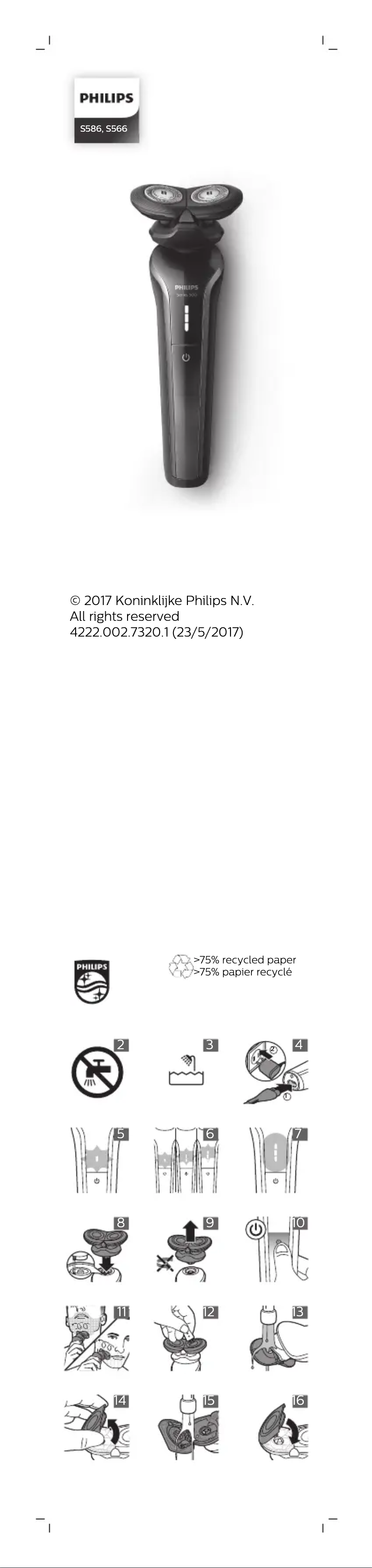 Page n°1 - Manuel utilisateur Philips S586