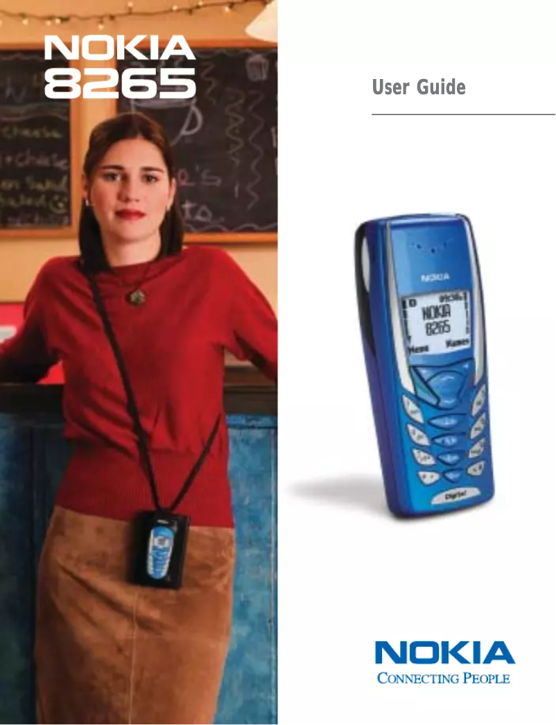 Image de la première page du manuel de l'appareil 8265