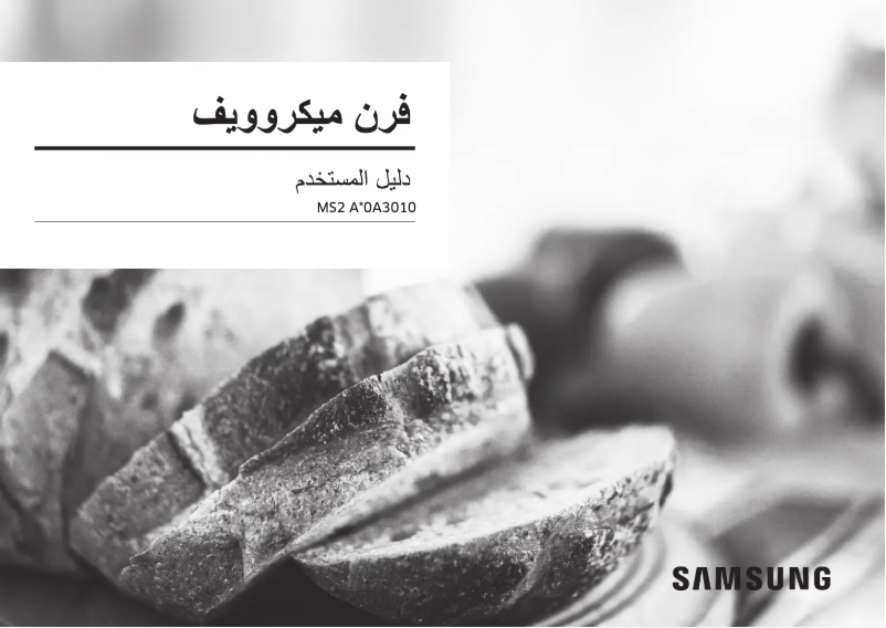 Image de la première page du manuel de l'appareil MS20A3010AH