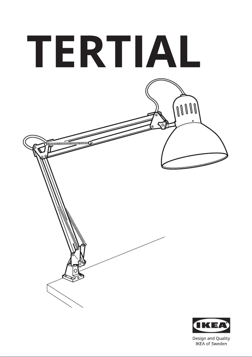 Image de la première page du manuel de l'appareil TERTIAL 205.042.88