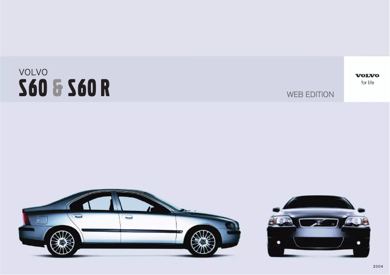 Page 1 de la notice Manuel utilisateur Volvo S60 (2003)