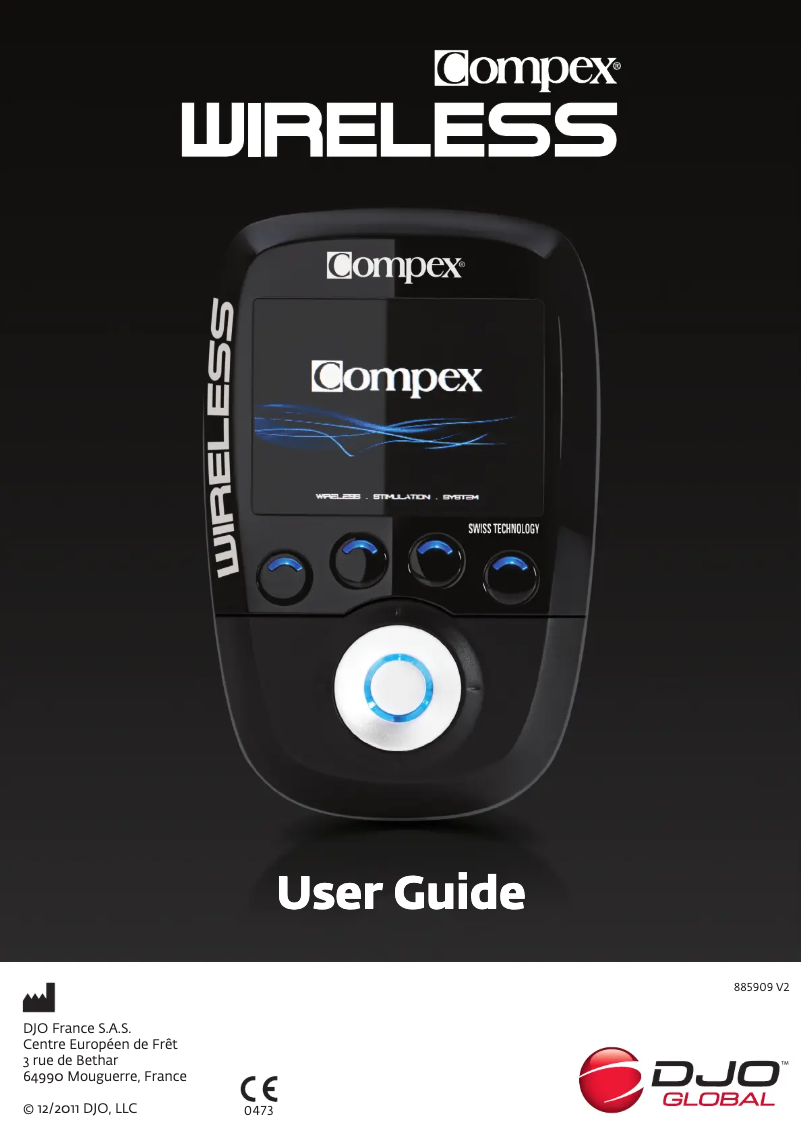 Page n°1 - Manuel utilisateur Compex Wireless
