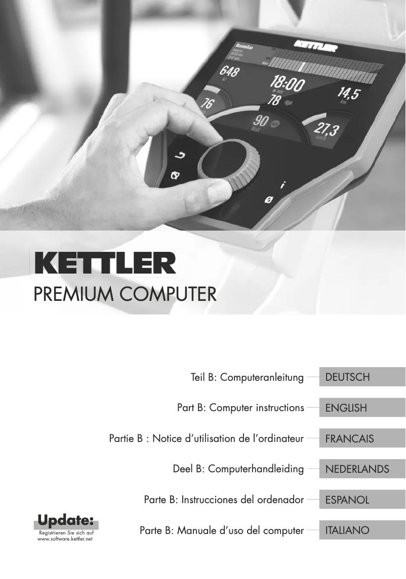 Página 1 del manual Manual de usuario Kettler Ergo C10
