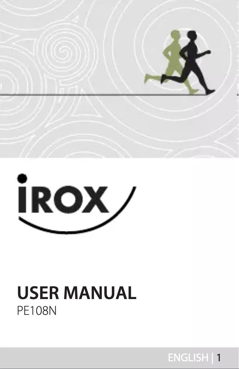 Image de la première page du manuel de l'appareil PE108N