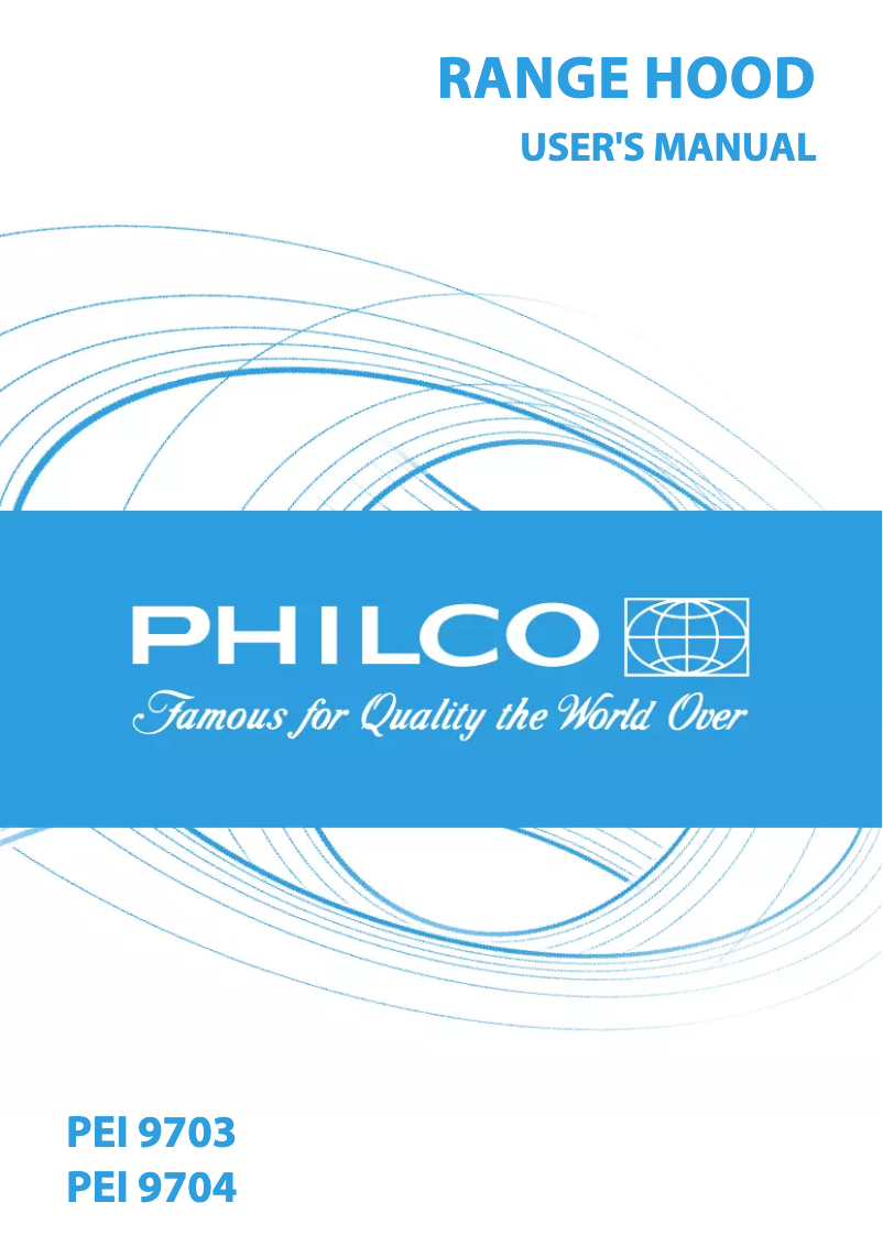 Page 1 de la notice Manuel utilisateur Philco PEI 9704