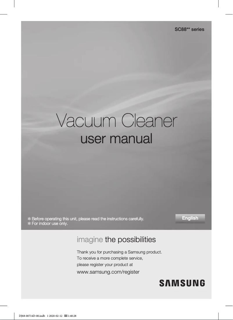 Página 1 del manual Manual de usuario Samsung VCC8836V3B