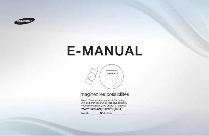 Page n°1 - Manuel utilisateur Samsung UE40D7000LS