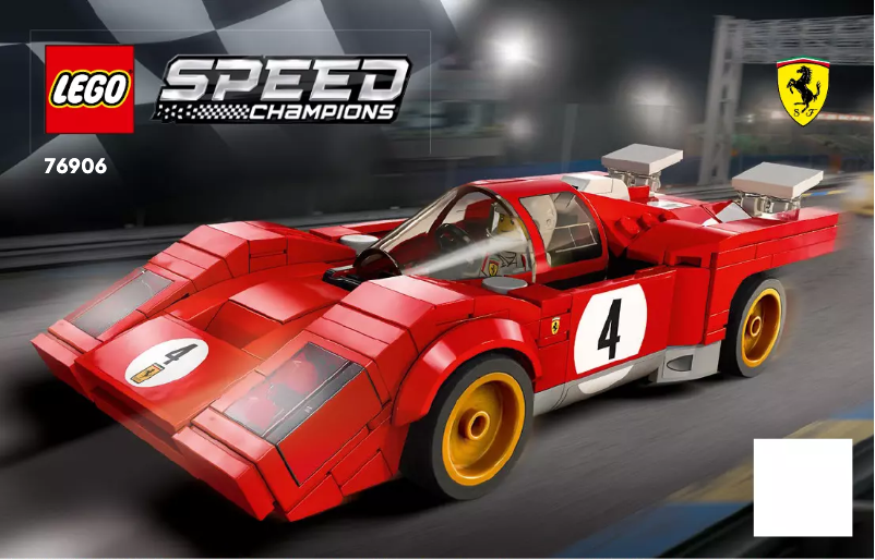 Page 1 de la notice Manuel utilisateur Lego Speed Champions 76906