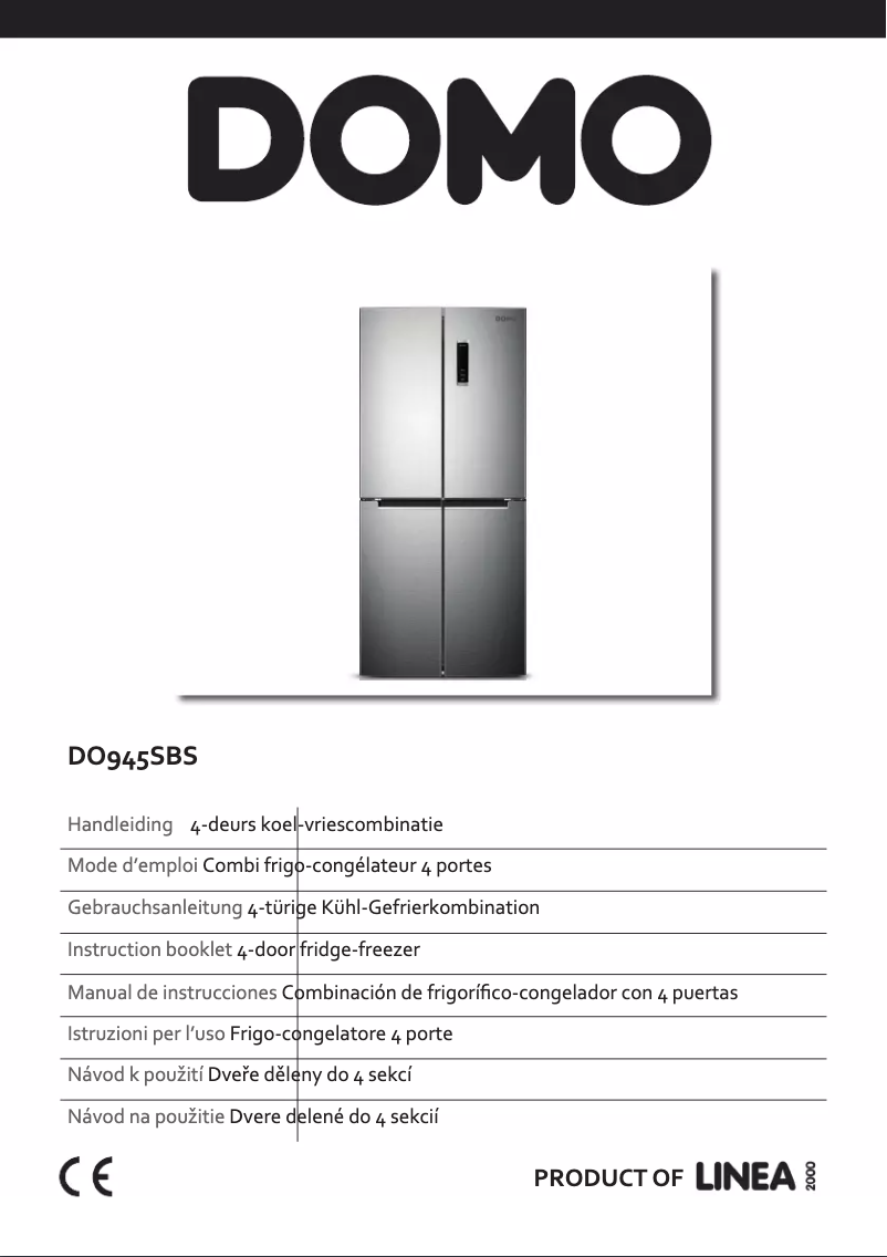 Page 1 de la notice Manuel utilisateur Domo DO945SBS