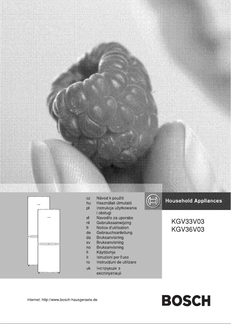 Image de la première page du manuel de l'appareil KGV36V03