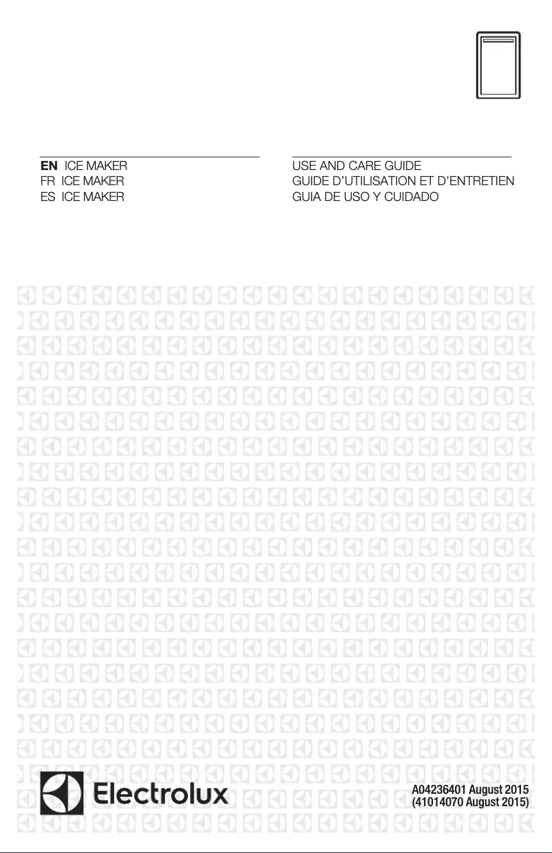 Page 1 de la notice Manuel utilisateur Electrolux UR15IM20R