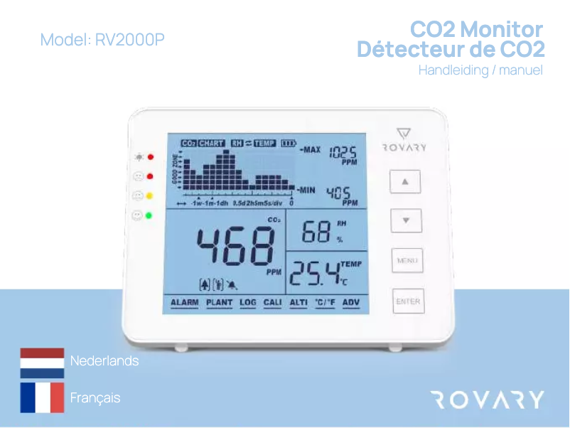 Image de la première page du manuel de l'appareil RV2000P