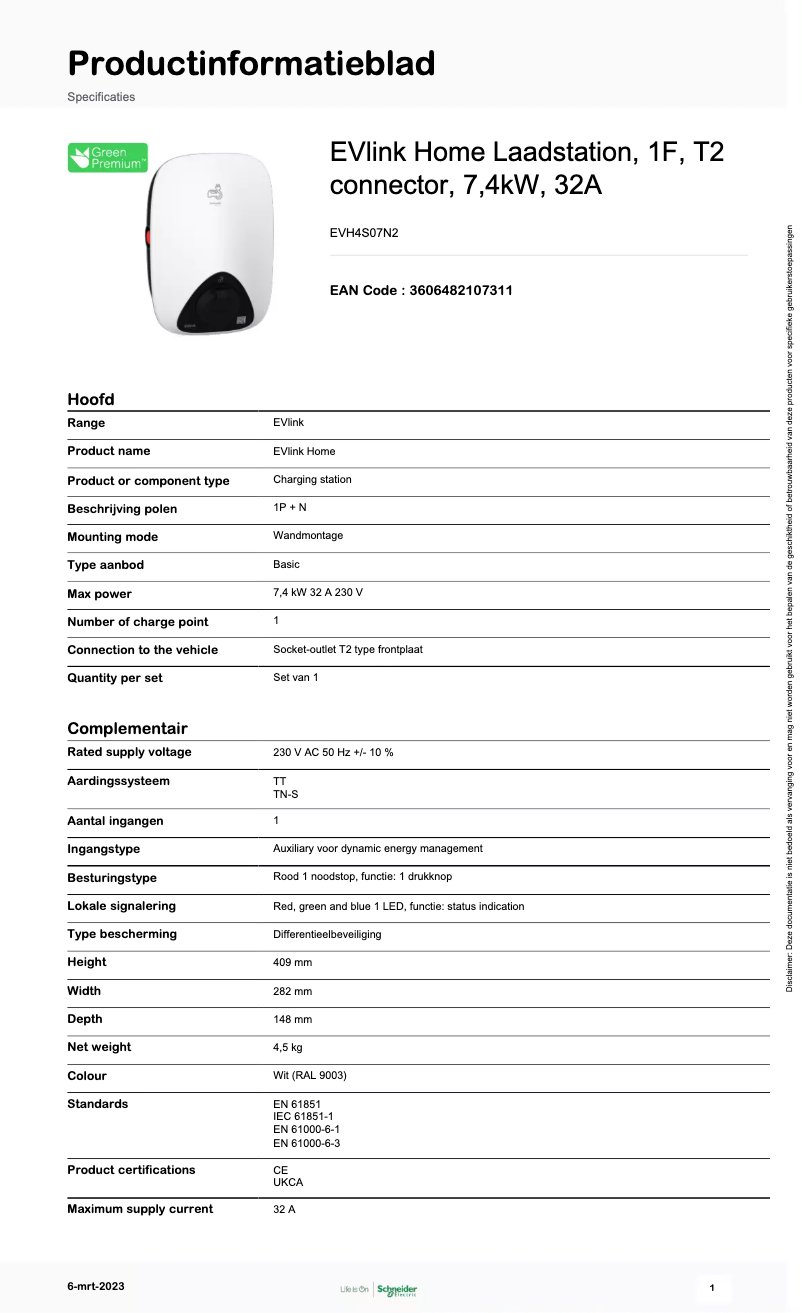 Imagen de la primera página del manual del dispositivo EVH4S07N2